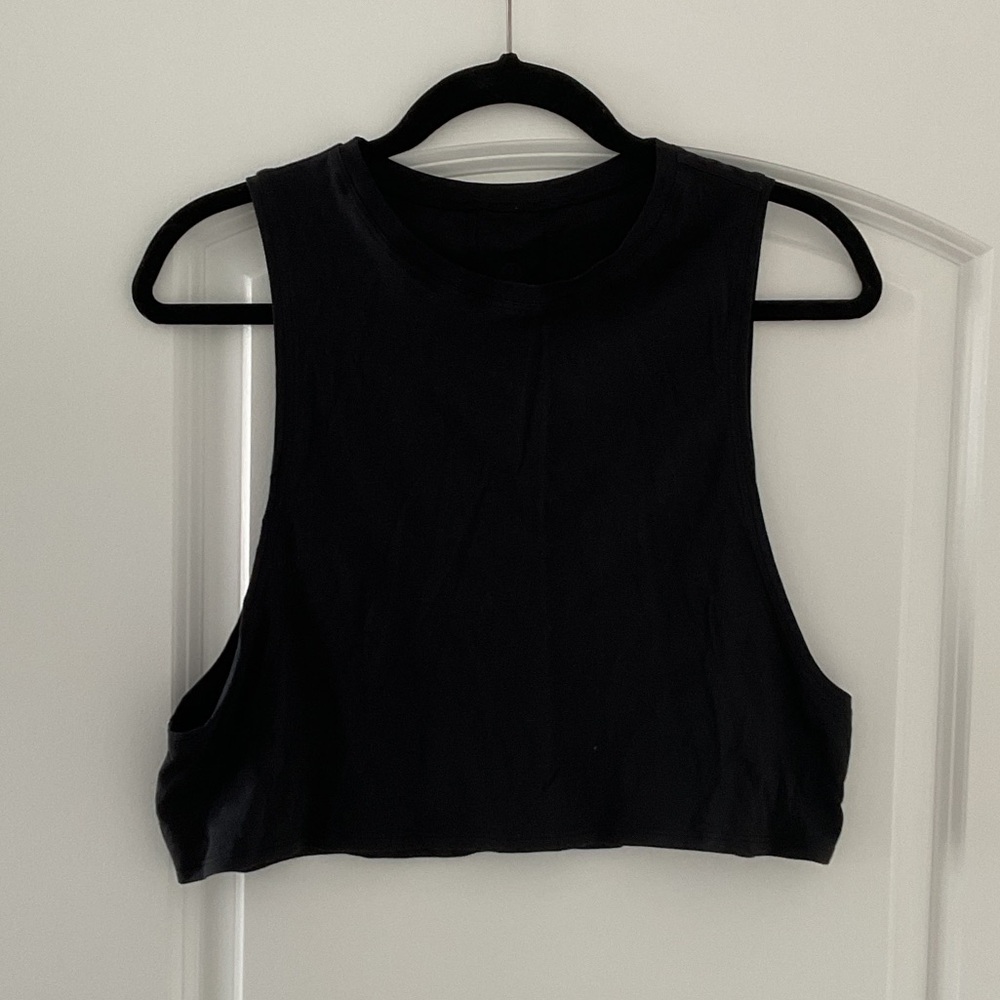 lululemon athletica Black Muscle Tee